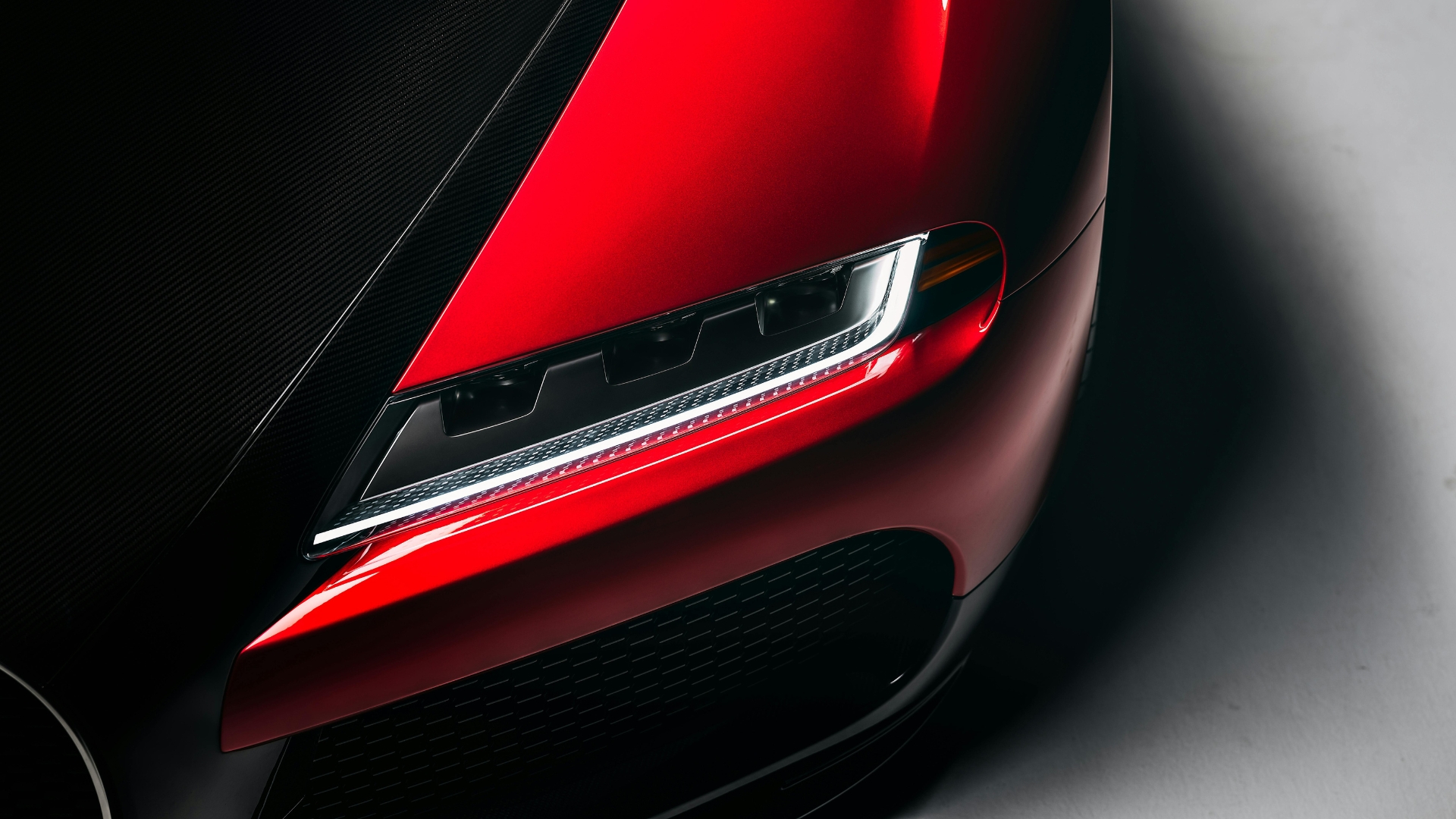 Close up of Bugatti Veyron exterior