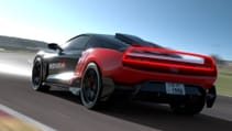 Honda NSX Tribute by Italdesign pictured from the back