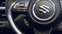 Suzuki Swift steering wheel close-up