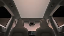 Volvo EX60 interior sunroof