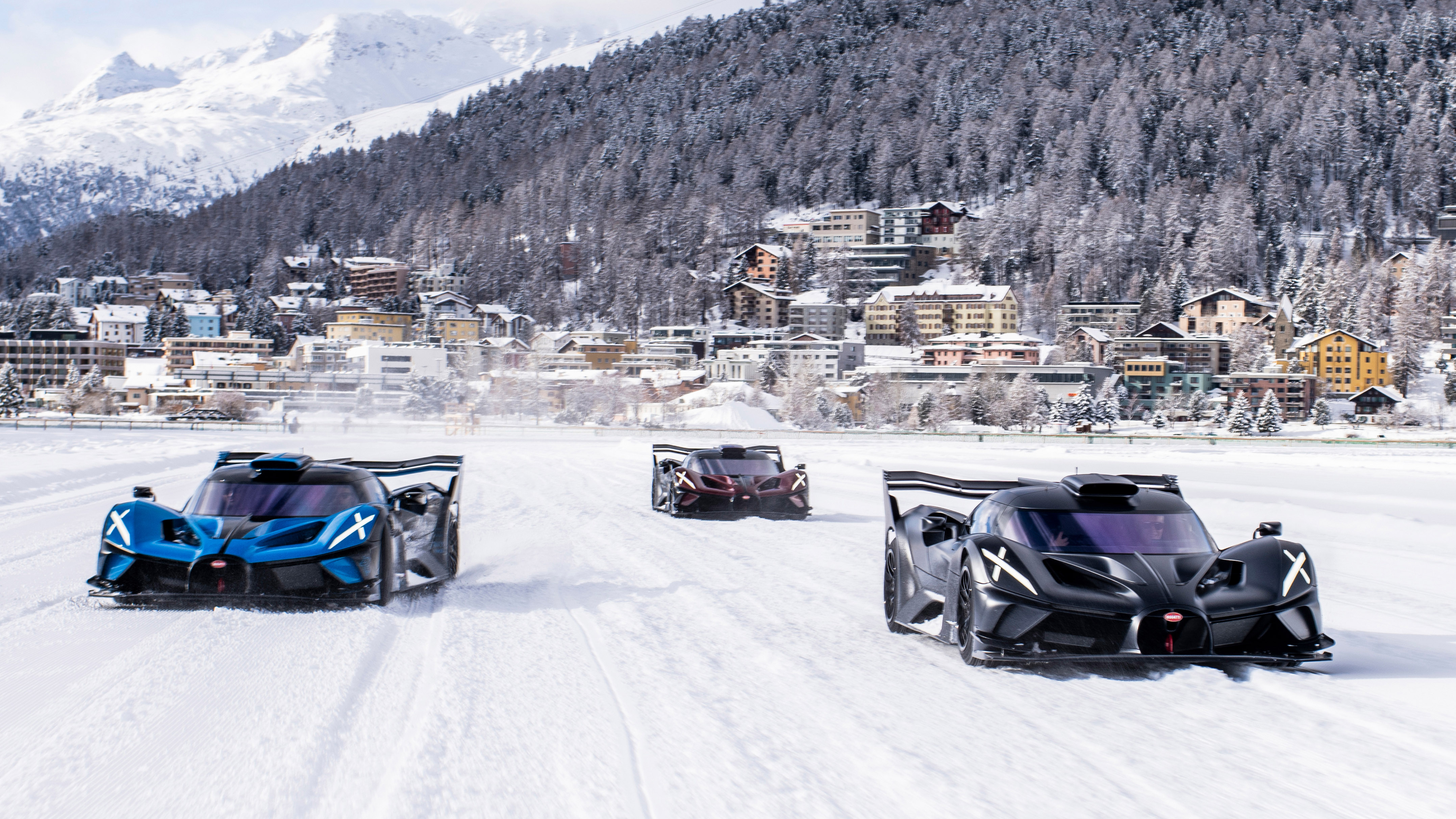 Bugatti Bolide at The ICE St Moritz Top Gear