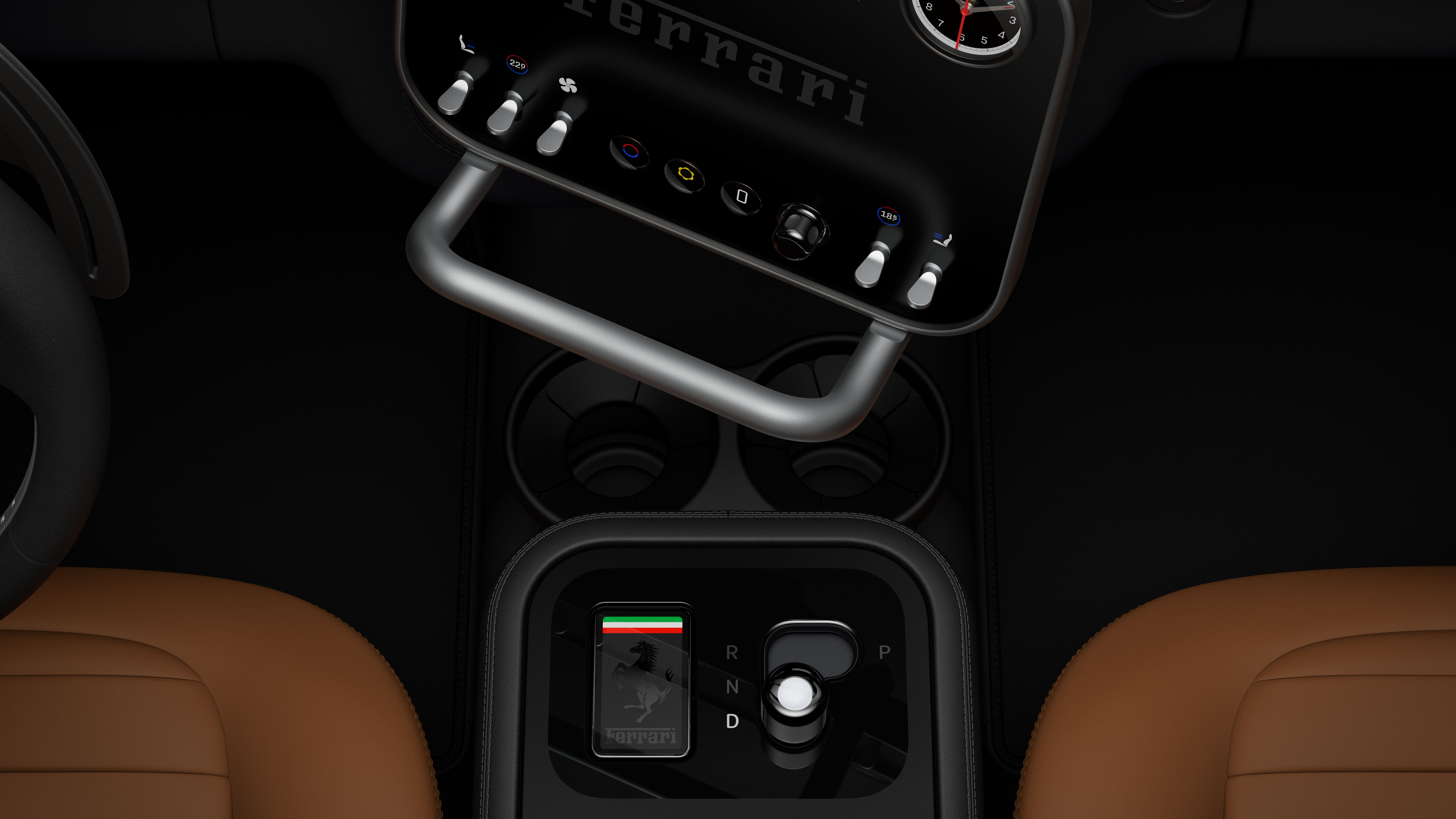 Ferrari Luce interior revealed