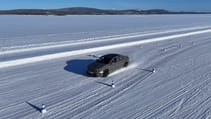 BMW i3 prototype ice driving