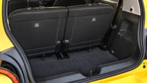 Renault Twingo boot with back seats up
