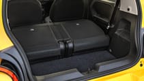 Renault Twingo boot with back seats down