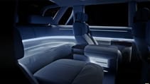 Freelander Concept interior with one seat down