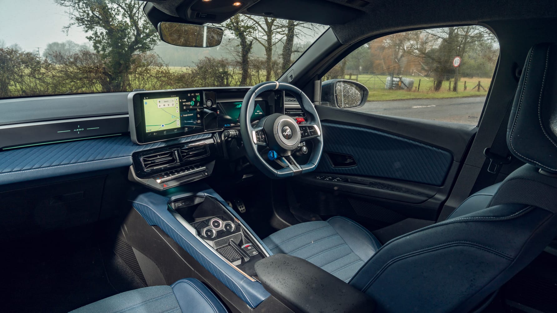 Alpine A290 Interior Layout & Technology | Top Gear
