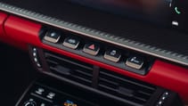 Porsche 911 Turbo S switchgear
