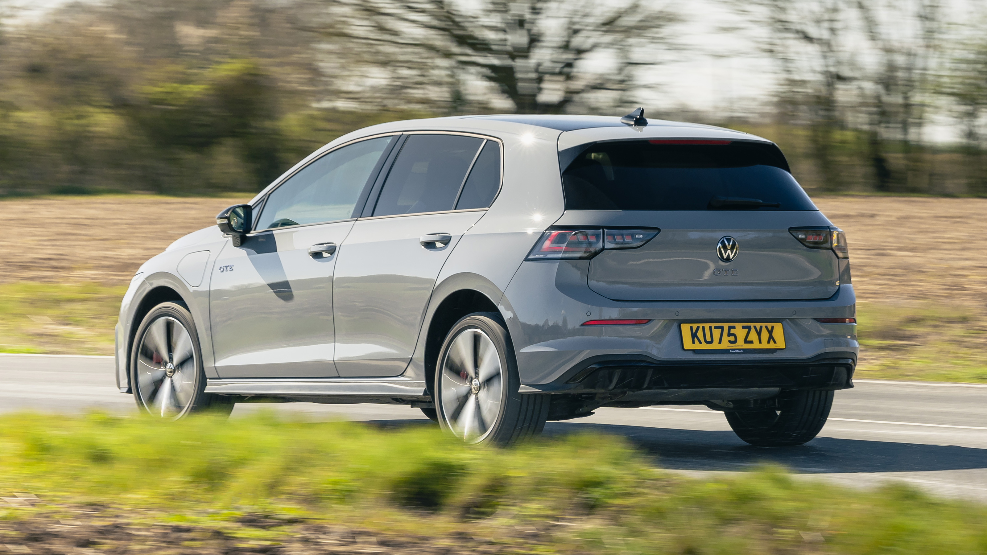 Volkswagen Golf GTE rear three quarters