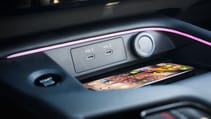 Nissan Sentra dash closeup