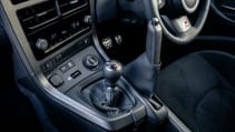 Toyota GR Yaris Aero gearstick closeup