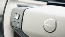Volvo EX60 steering wheel badge