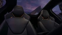 Cupra Raval front seats and sunroof