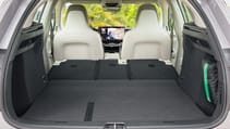Volvo EX60 boots with back seats down
