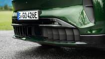 Porsche Cayenne Coupe Electric front closeup