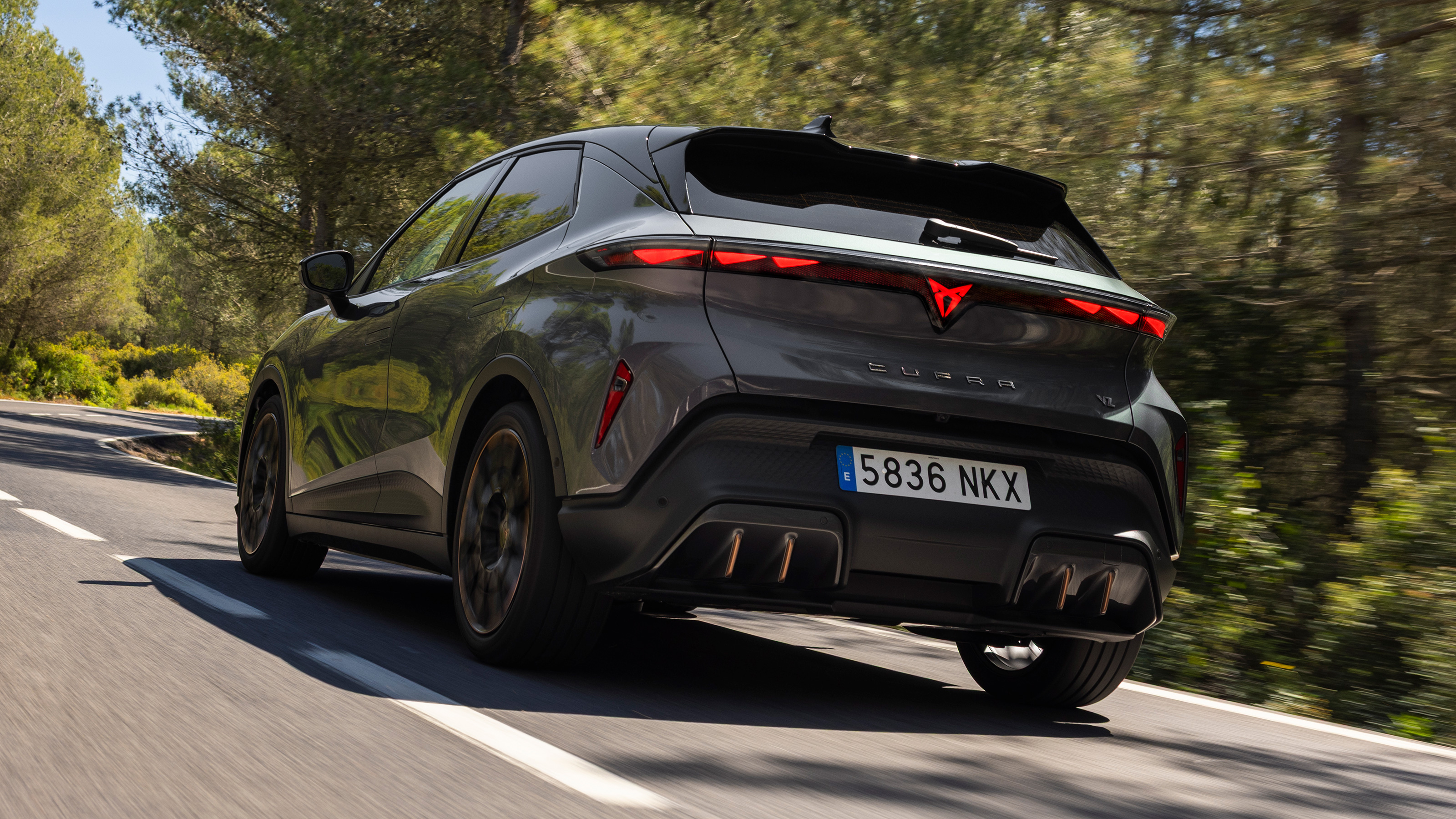 Cupra Raval rear three quarter