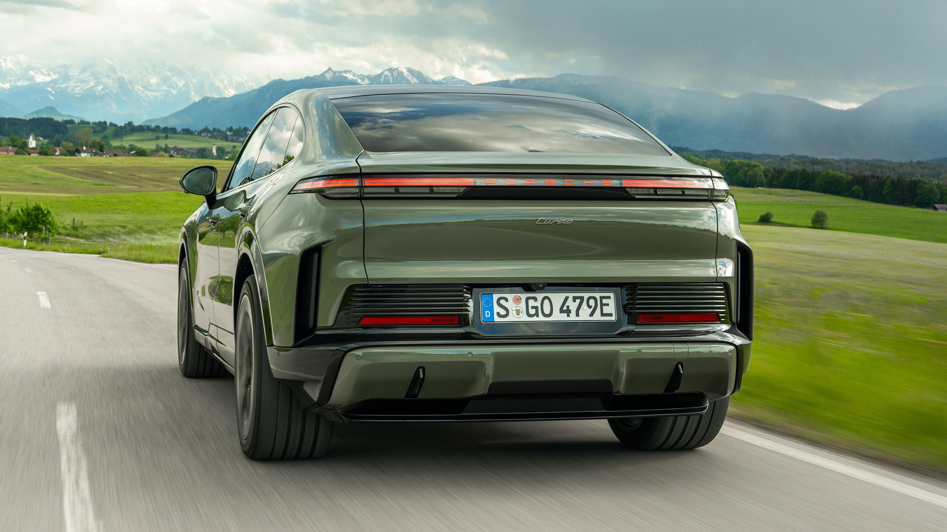 Porsche Cayenne Coupe Electric back