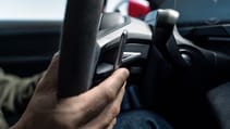 Porsche Taycan E-Shift steering wheel