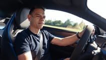 Bentley Supersports interior with driver