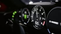 Porsche Taycan E-Shift dash