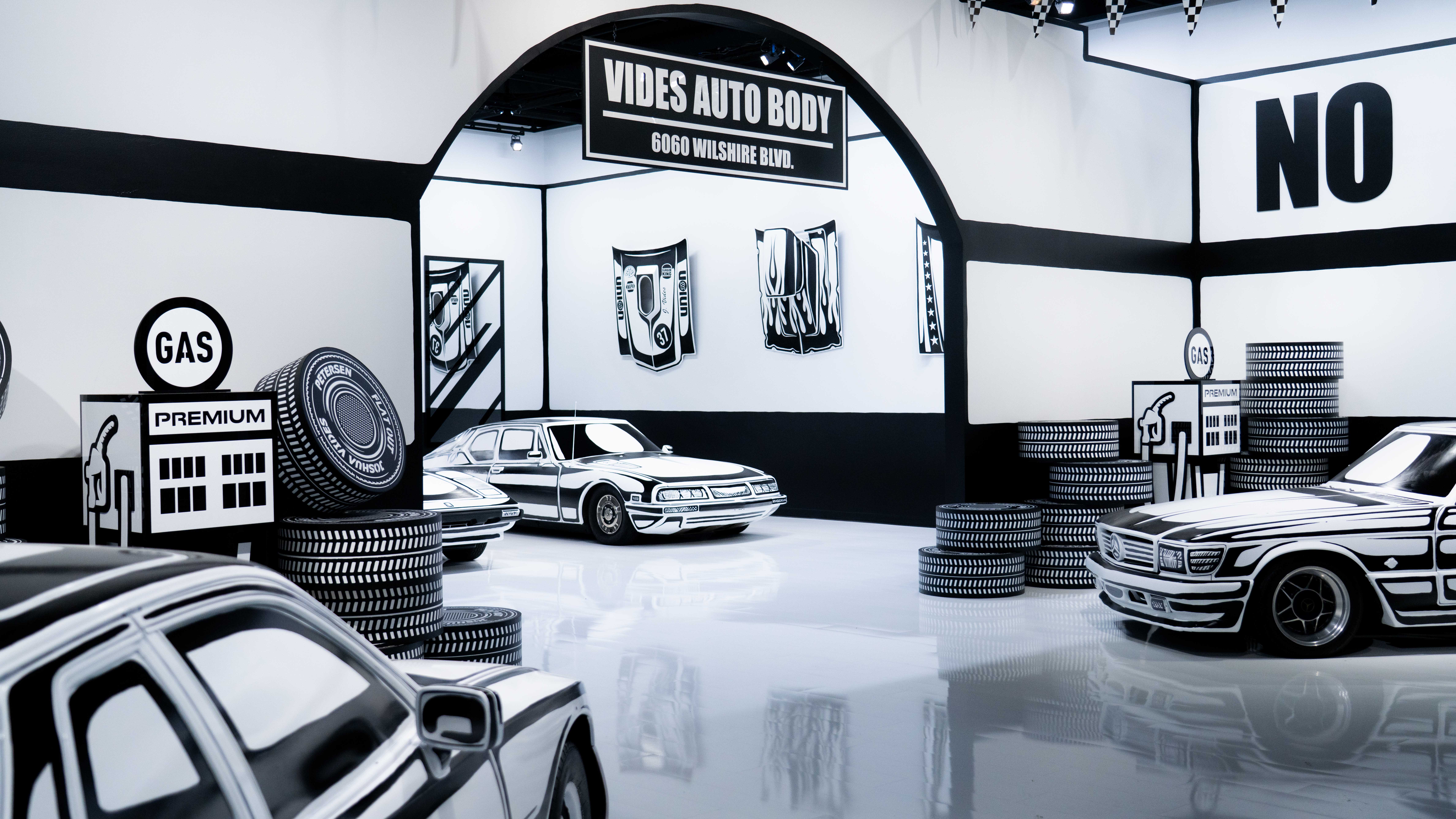 Joshua Vides Flat Out exhibition Petersen Automotive Museum