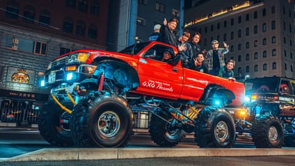 The time we cruised through Japan with a 22-inch lifted one
