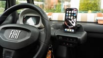 Fiat Topolino interior phone holder