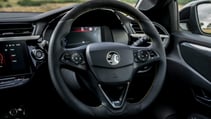 Vauxhall Corsa GSE steering wheel