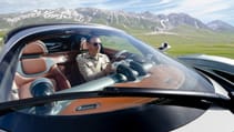 Pagani Utopia Roadster Jethro Bovingdon driving