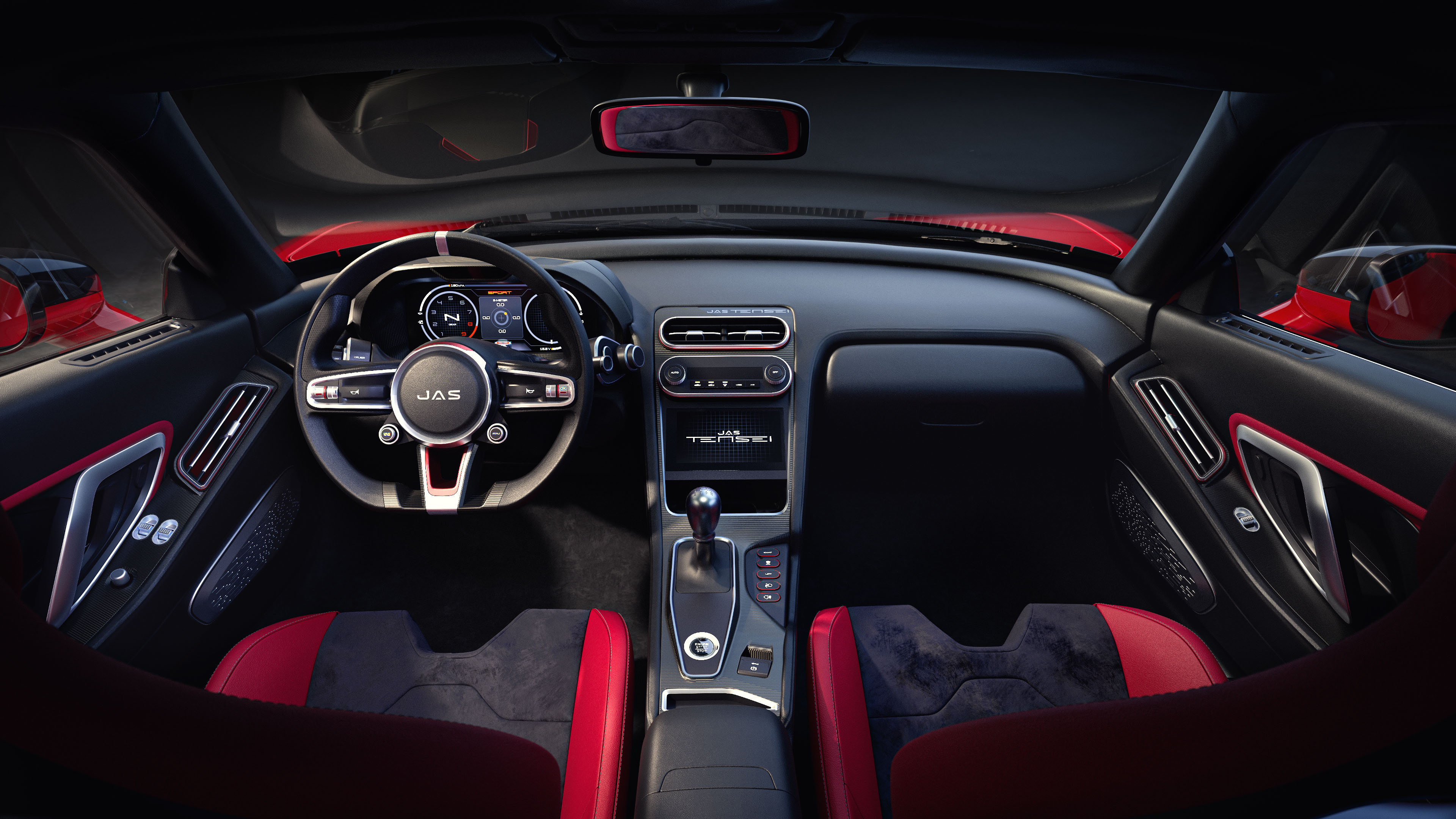 JAS Tensei Honda NSX interior first look