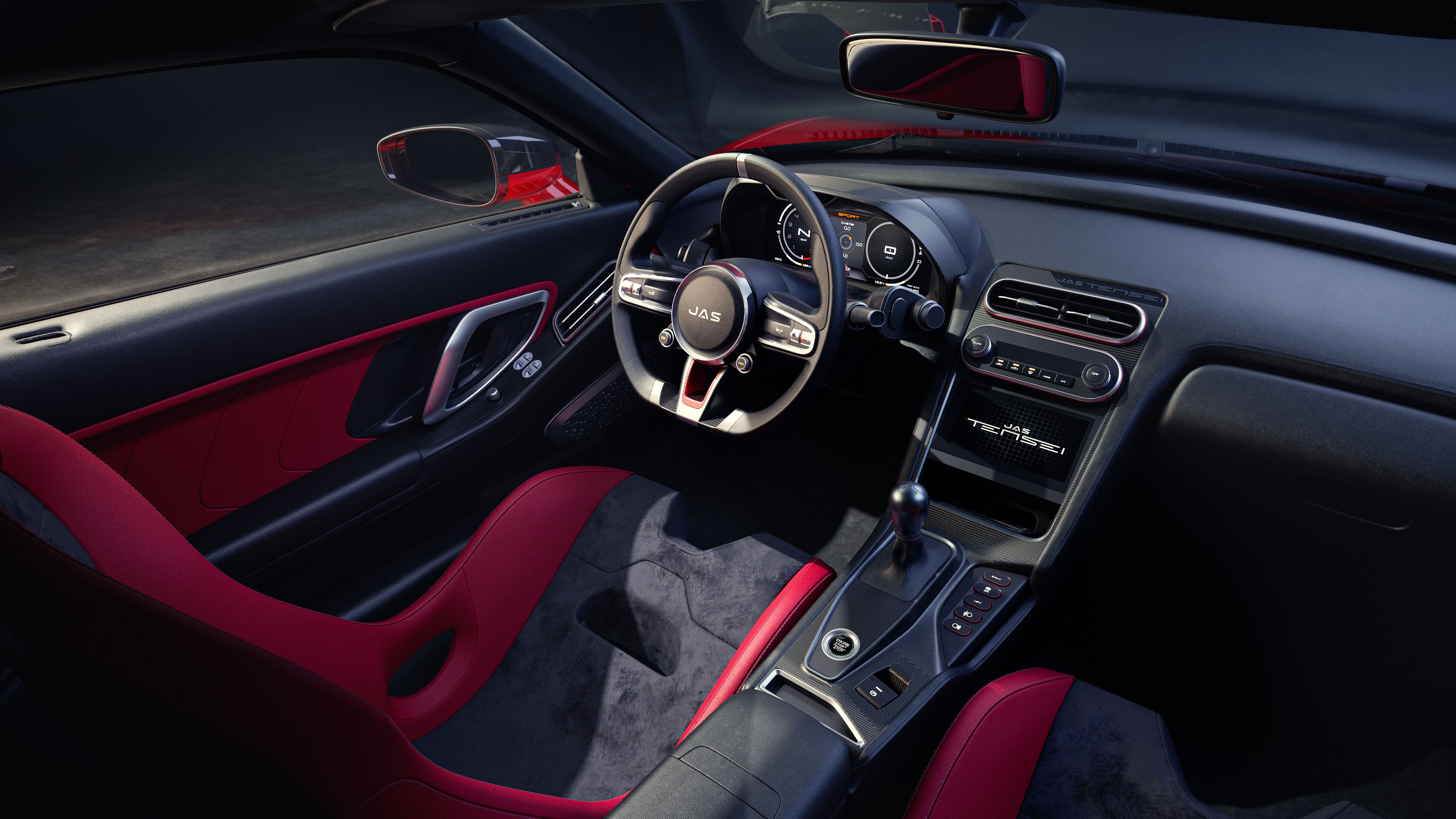 JAS Tensei Honda NSX interior first look