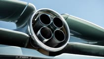 Pagani Utopia Roadster exhausts