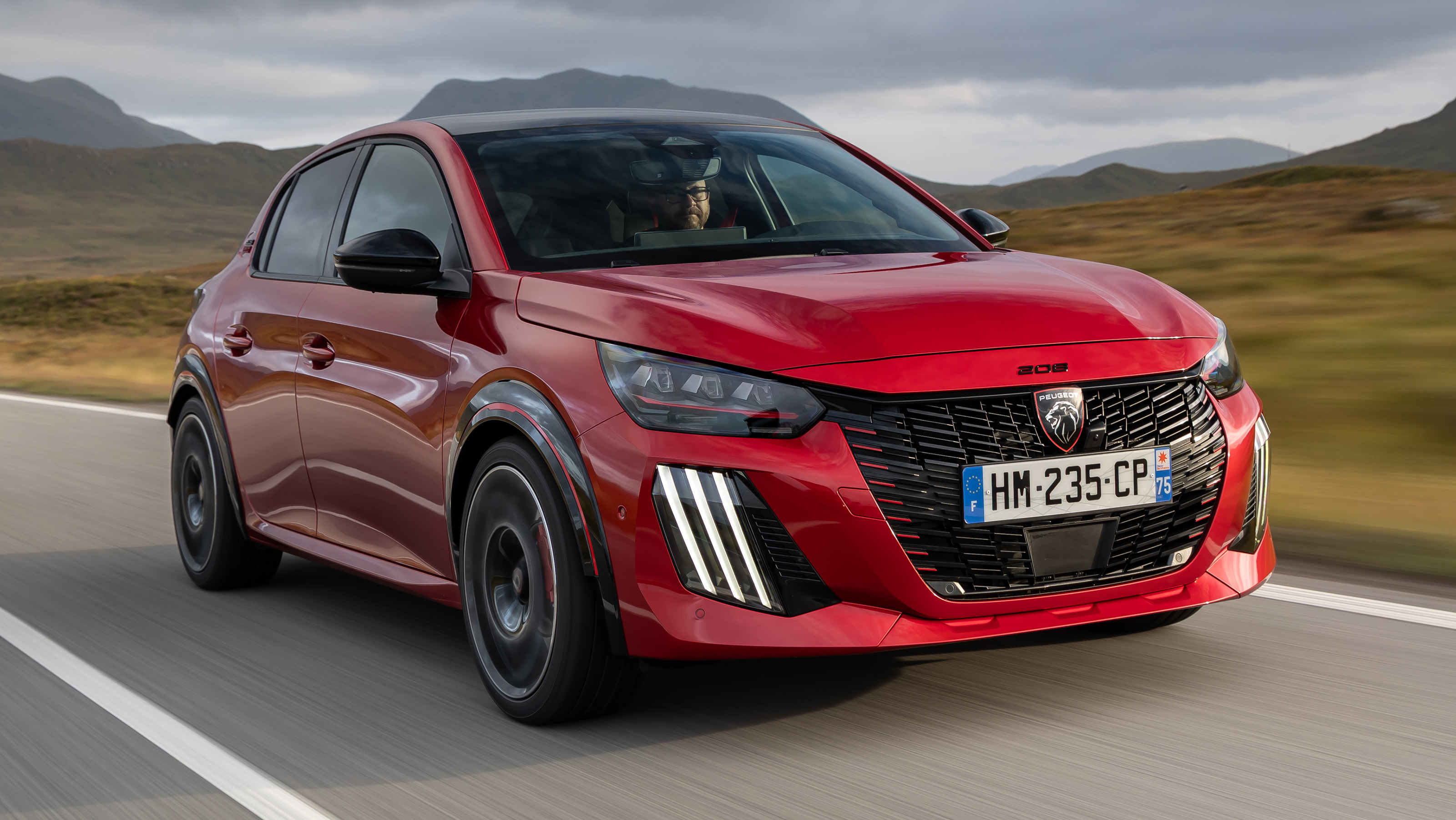 Peugeot E-208 GTI front