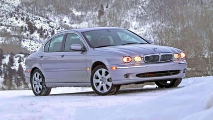 The Jaguar X-Type’s aviation-inspired headlights