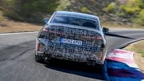 BMW 3 Series prototype rear track