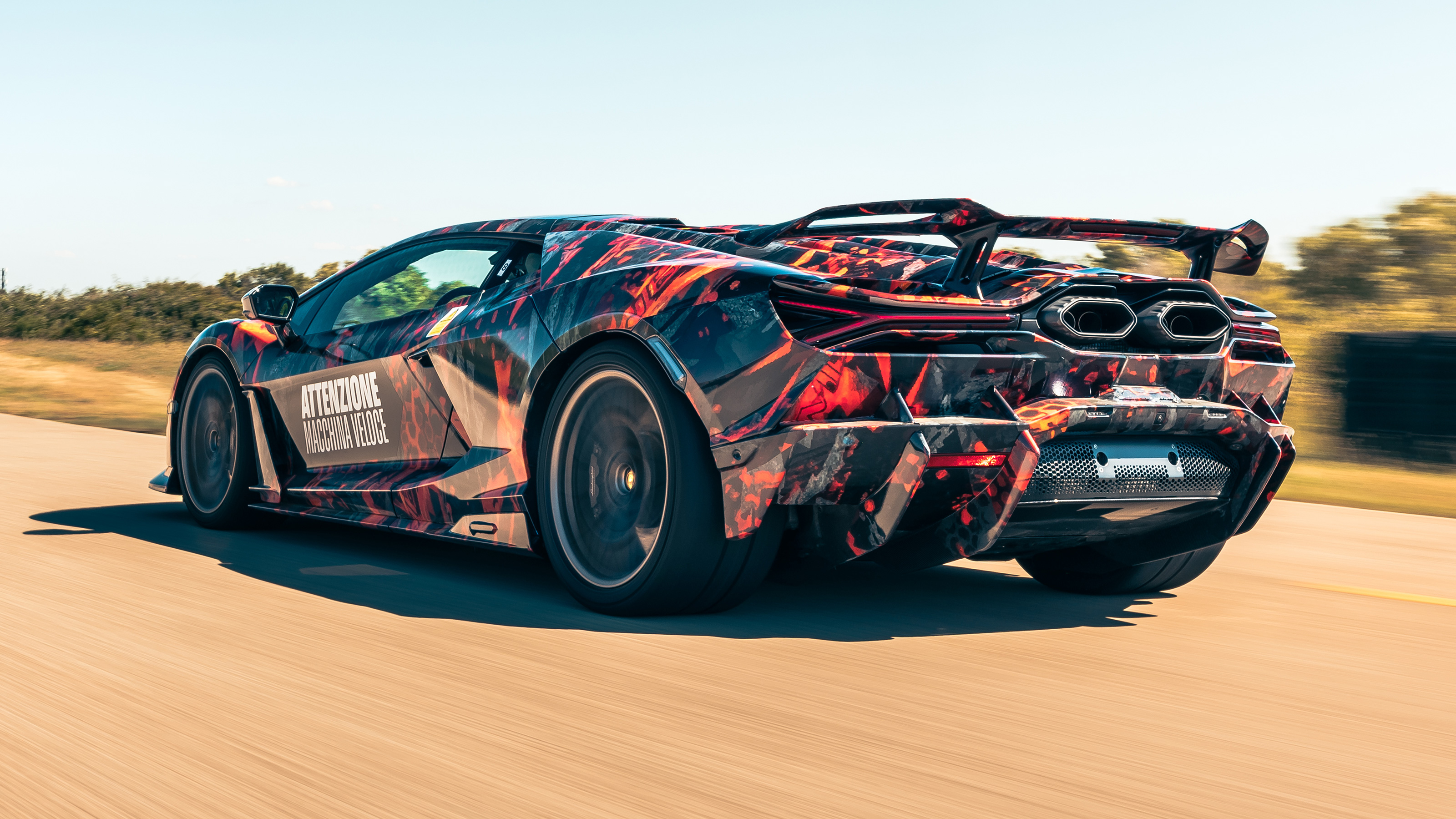 Lamborghini Revuelto SV prototype rear