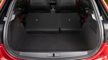 Peugeot E-208 GTI boot seats down