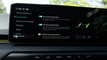 Kia EV4 GT screen