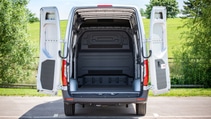 Mercedes Sprinter rear doors open
