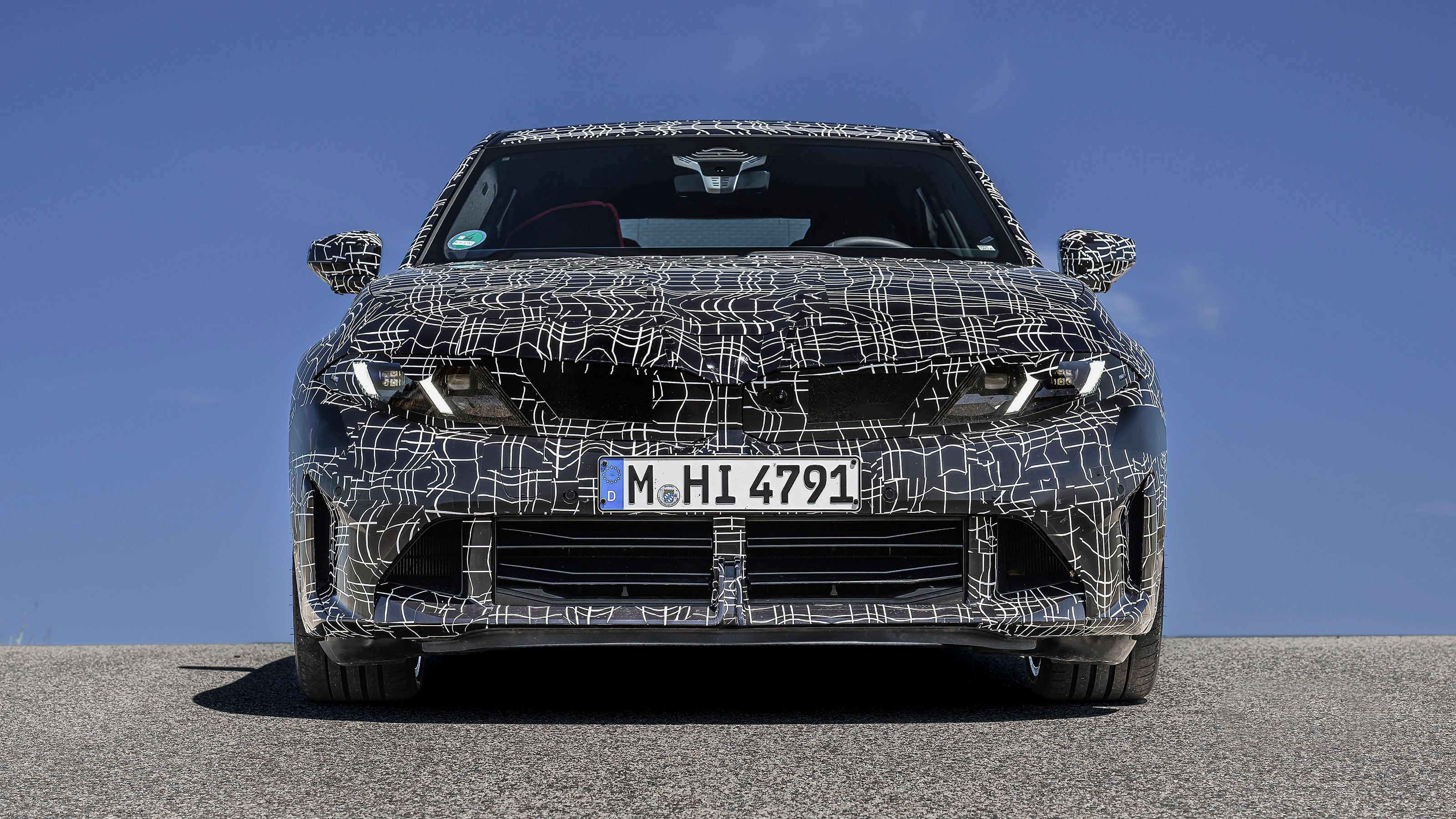 BMW 3 Series prototype front