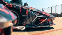 Lamborghini Revuelto SV prototype headlight