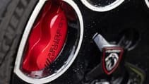 Peugeot E-208 GTI brake caliper