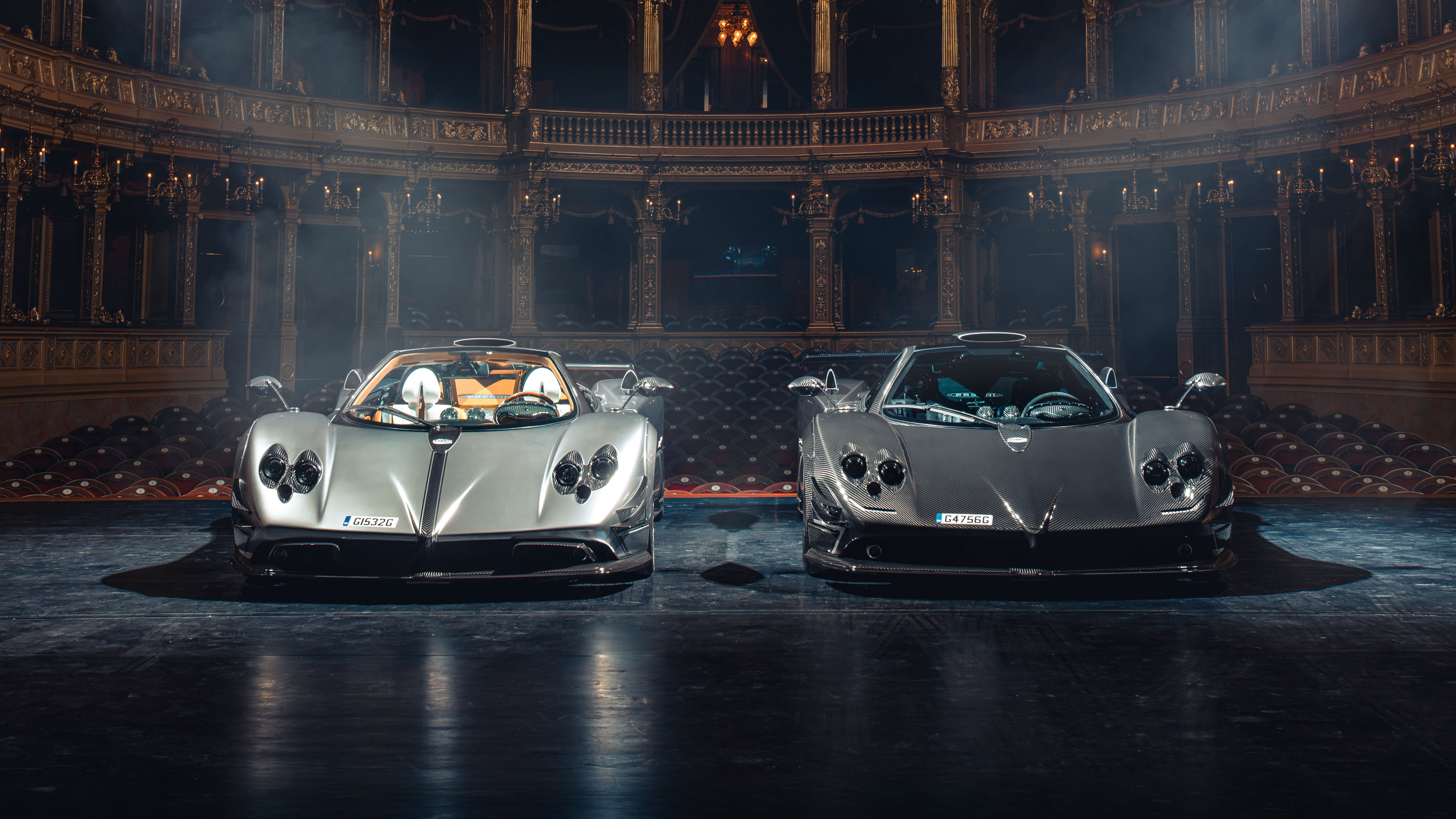 Pagani Zondas inside the Hungarian State Opera House 2026 Top Gear