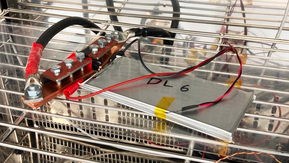 Donut solid state battery test