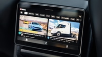 Tesla Model Y rear screen