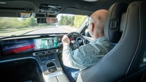 Mercedes C-Class Electric Paul Horrell driving