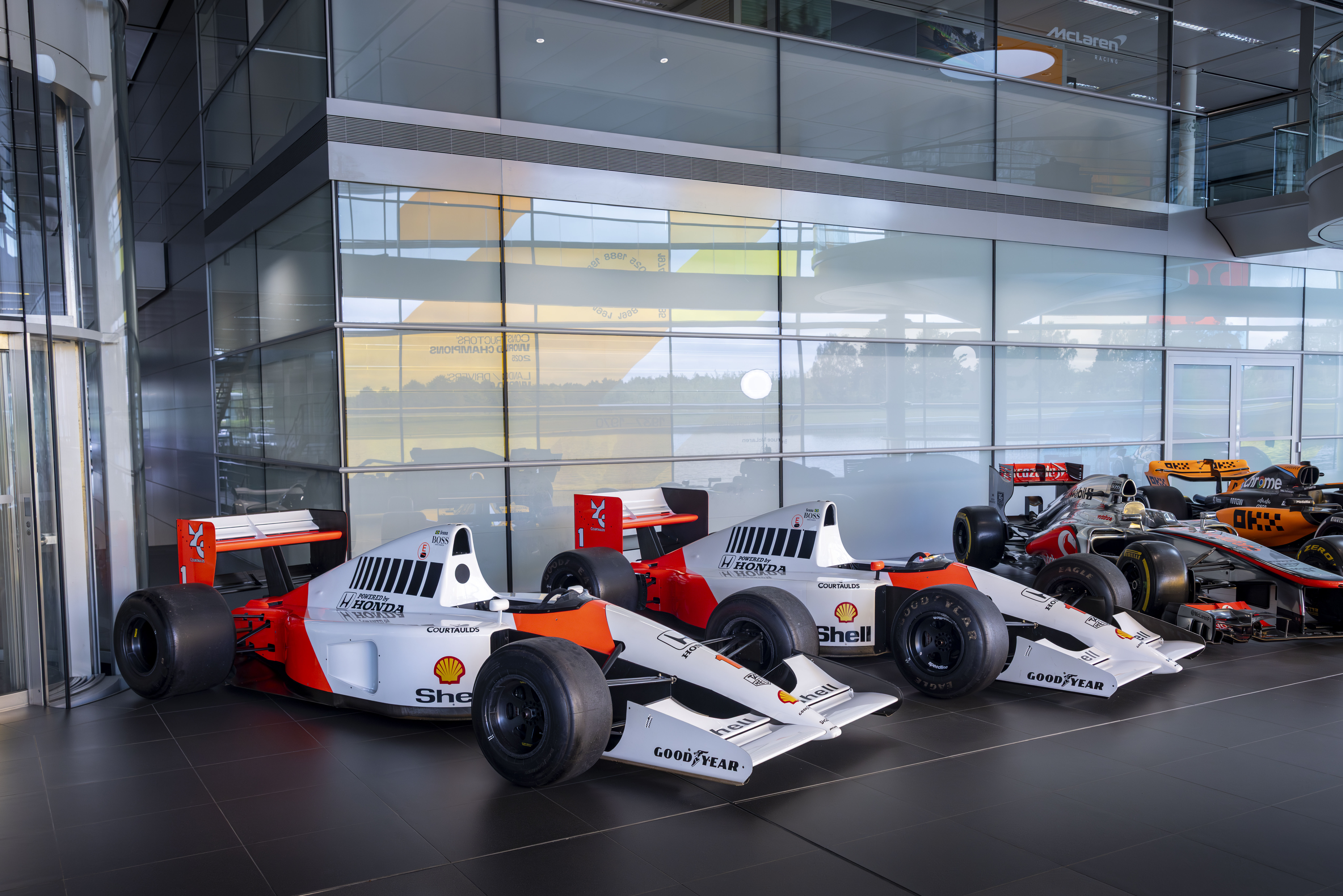 McLaren Racing heritage cars 