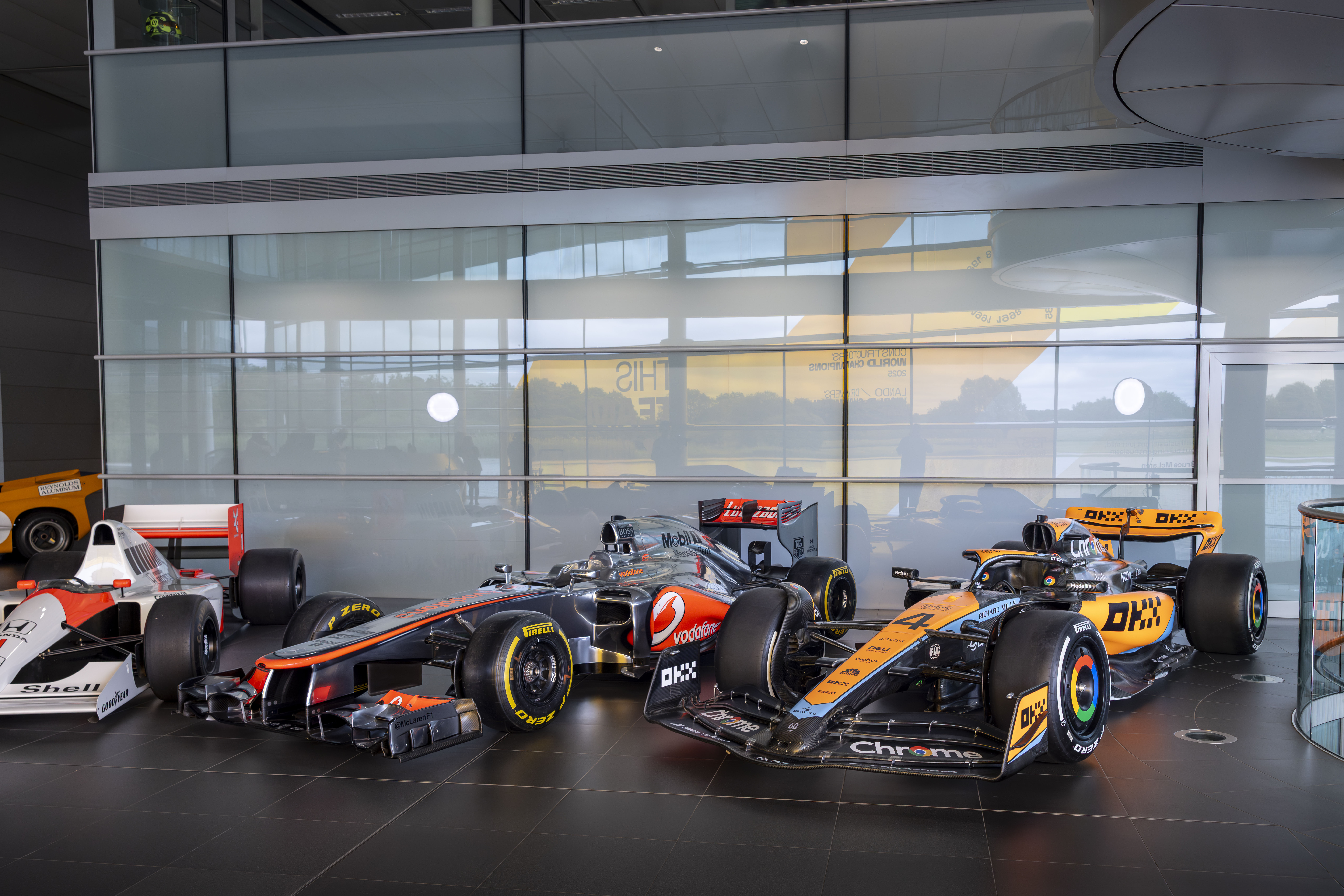 McLaren Racing heritage cars 