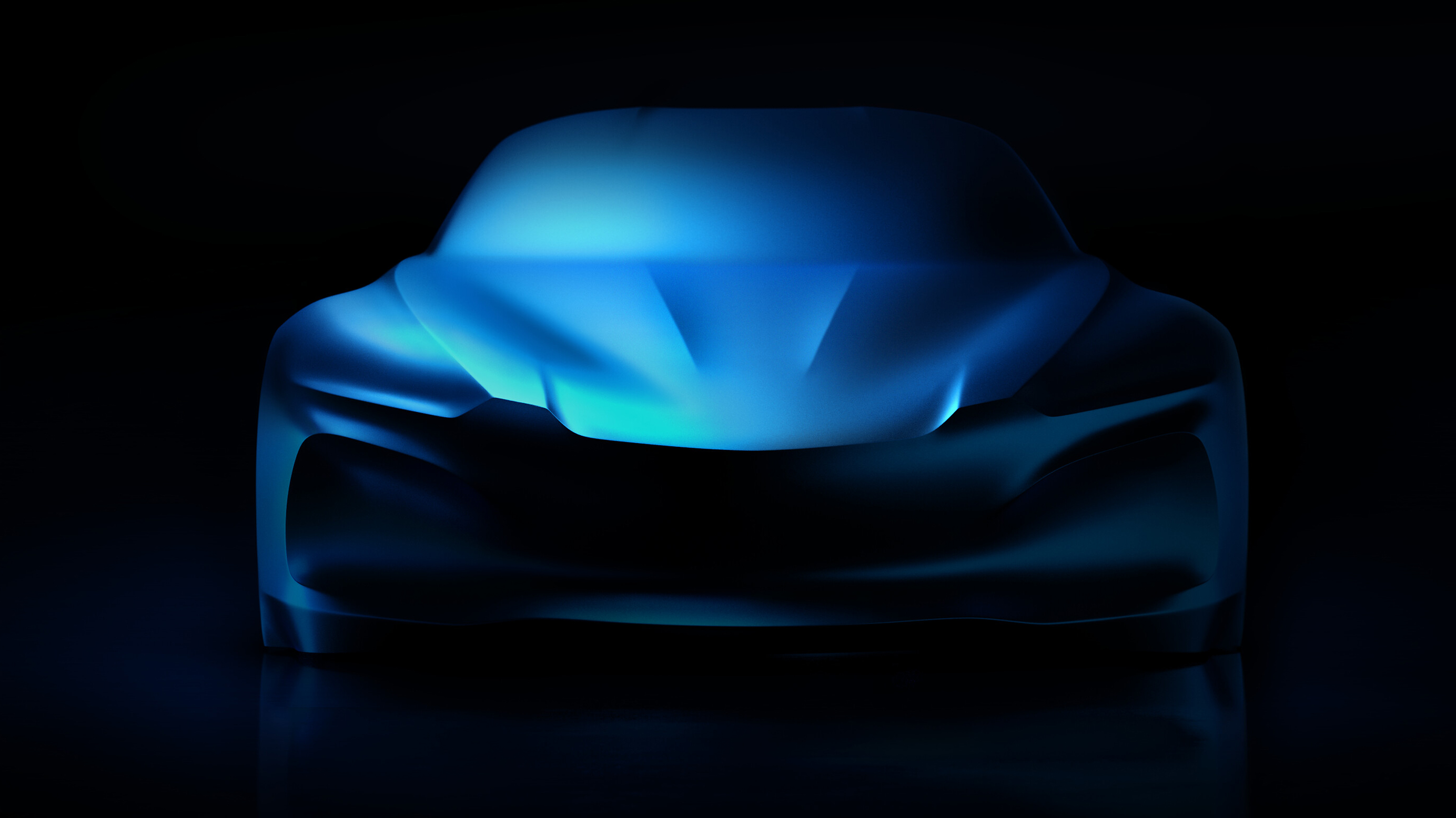 Alpine A110 electric sculpture