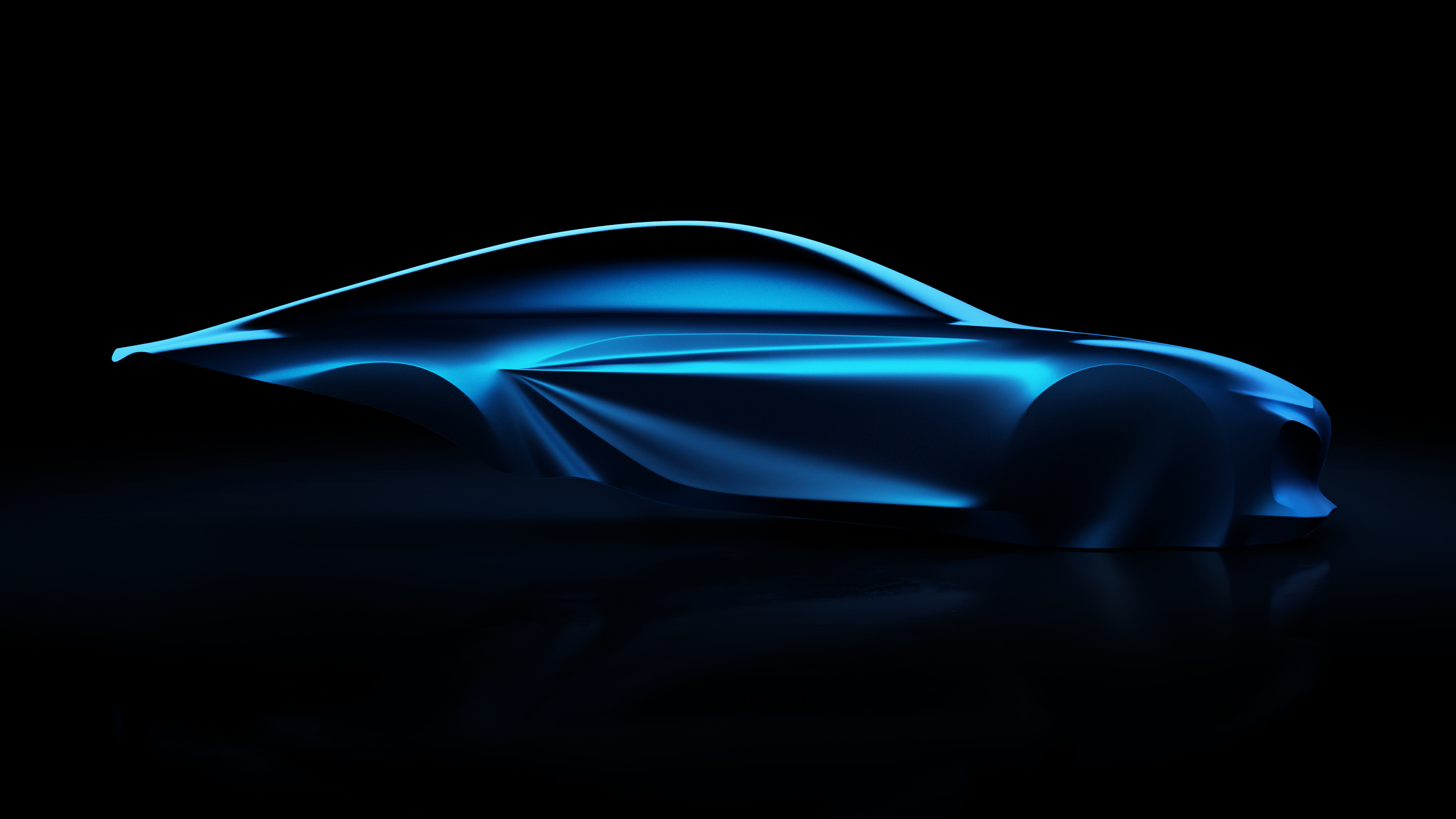 Alpine A110 electric sculpture